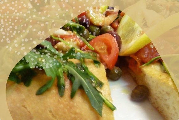 Adriatic Sea pizza with soybean flour Le 5 Stagioni
