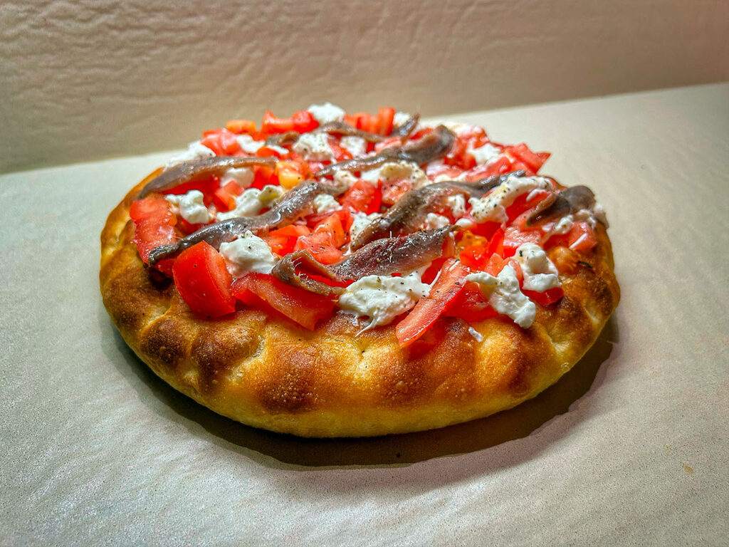 Focaccia with Pizza Teglia