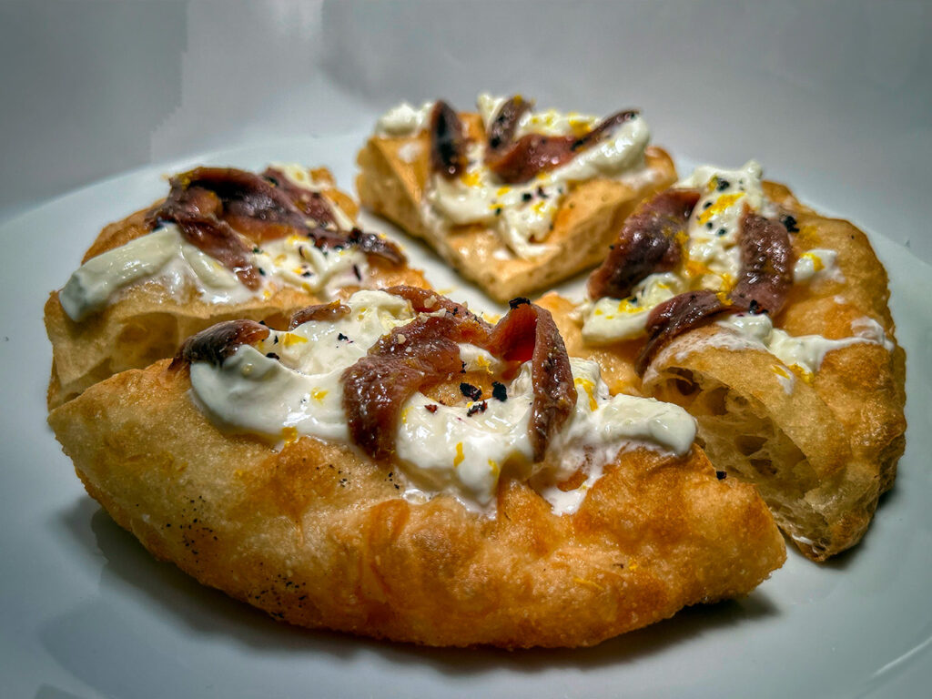 Fried Montanara with La Biologica Vivace