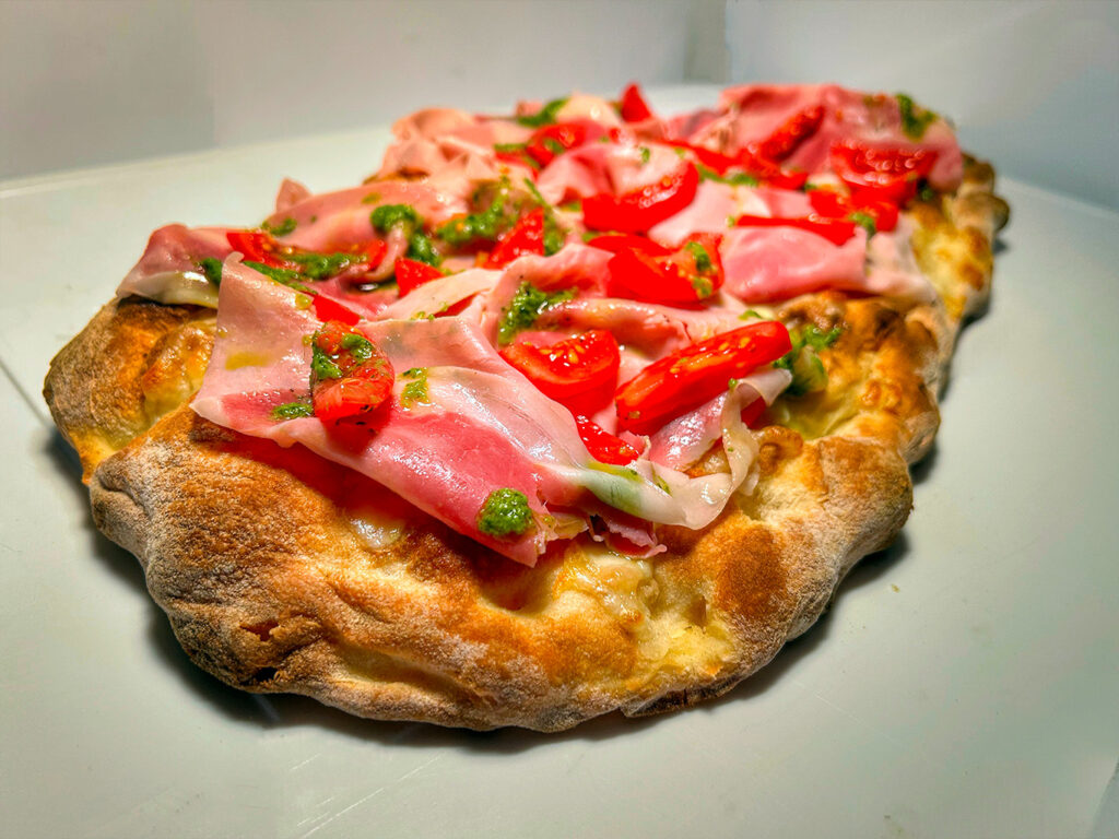 Pizza in Pala with Ciabatta Romana Mix