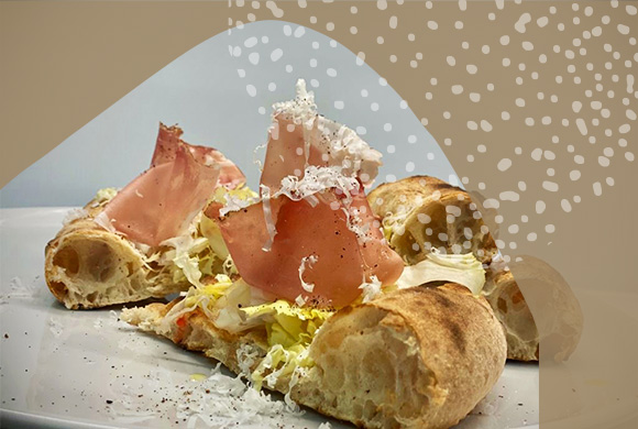 Classic pizza with MIA M flour Le 5 Stagioni